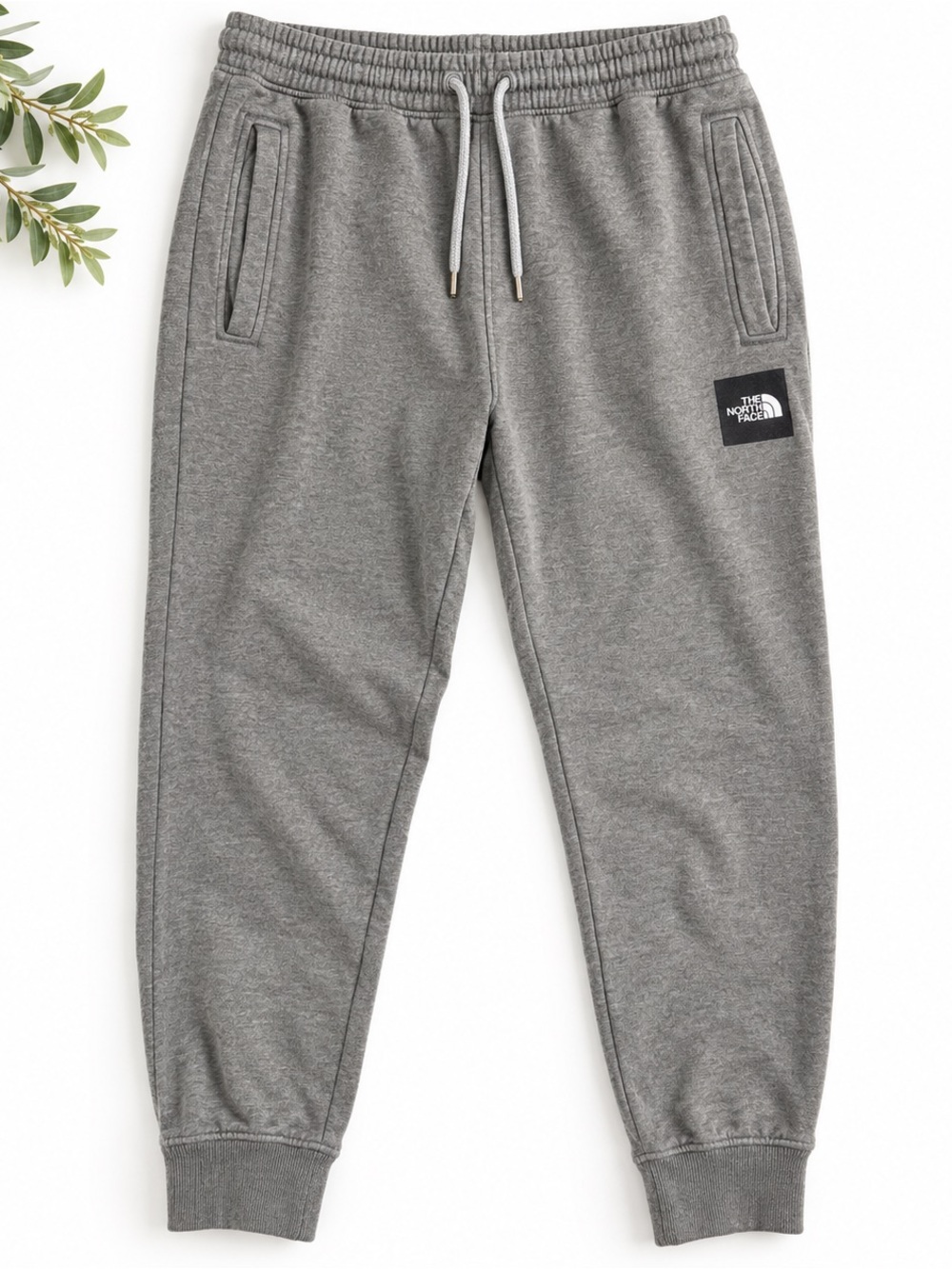 The North Face Men’s Gray Fleece Jogger Sweatpants Medium